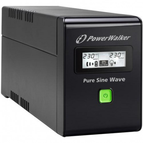 PowerWalker VI 800 SW FR uninterruptible power supply (UPS) Line-Interactive 0.8 kVA 480 W 2 AC outl