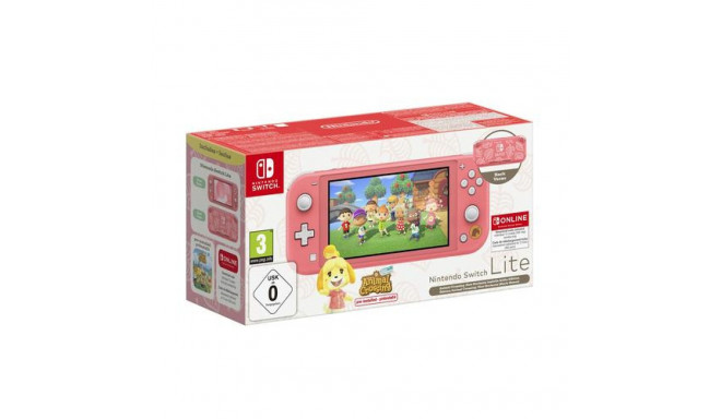 Nintendo Switch Lite Animal Crossing: New Horizons Isabelle Aloha Edition portable game console 14 c