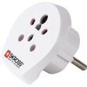 Skross 1.500217-E power plug adapter Type C (Europlug) Universal White