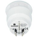 Skross 1.500210-E power plug adapter Type F Universal White