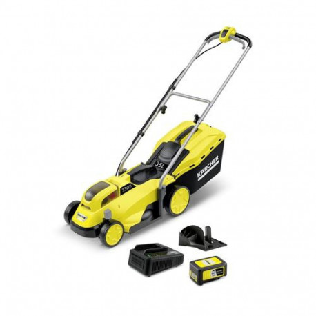 Kärcher LMO 18-33 Battery Set Push lawn mower Black, Yellow