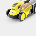 Kärcher LMO 18-33 Battery Set Push lawn mower Black, Yellow