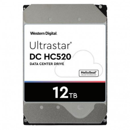 Western Digital Ultrastar DC HC520 12TB internal hard drive 7200 RPM 256 MB 3.5" Serial ATA