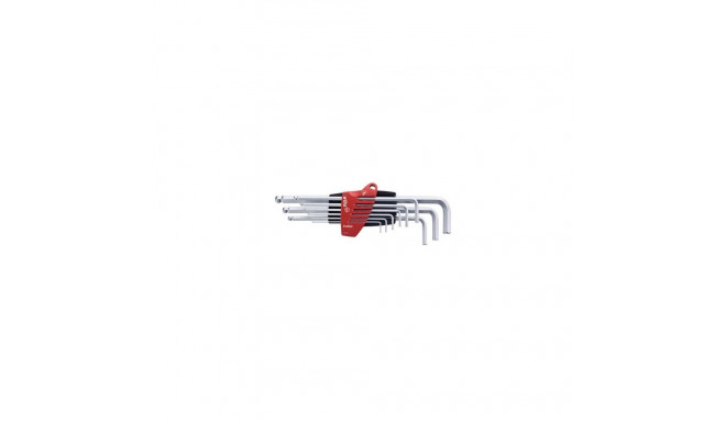 Wiha 07185 hex key L-shaped hex key set Metric 9 pc(s)