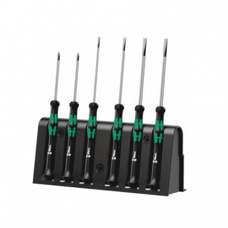Wera 2035/6 A Screwdriver set and rack for electronic applications