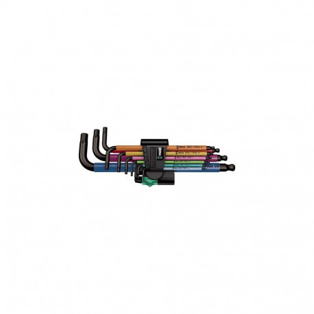Wera 05022210001 hex key L-shaped hex key set Metric 9 pc(s)