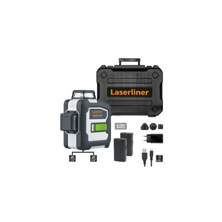 Laserliner CompactPlane-Laser 3G Pro Laser distance meter Black, Green, Grey 30 m