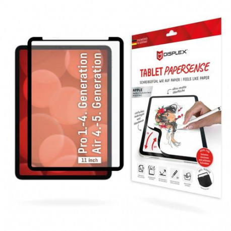 Displex TABLET PAPERSENSE for iPad Pro 11'' (1./2./3./4. Gen.)/Air (4./5. Gen.), removable