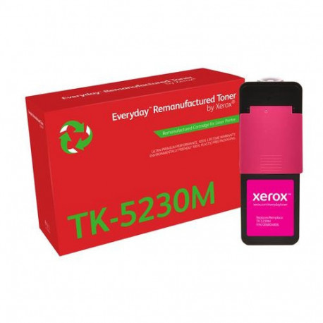 EverydayTM Magenta Remanufactured Toner by Xerox compatible with Kyocera TK-5230M, Standard capacity
