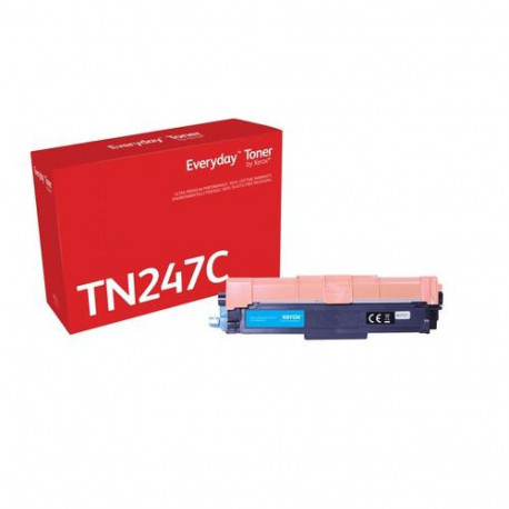 EverydayTM Cyan Toner by Xerox compatible with Brother TN247C, High capacity