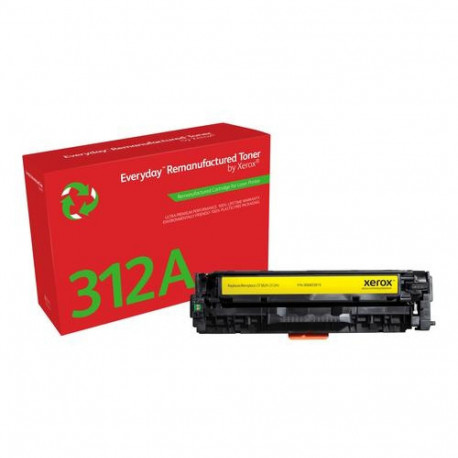 Everyday™ Yellow Remanufactured Toner by Xerox compatible with HP 312A (CF382A), Standard capacity