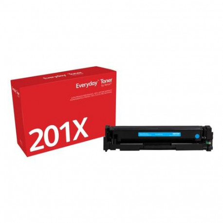 EverydayTM Cyan Toner by Xerox compatible with HP 201X (CF401X), High capacity