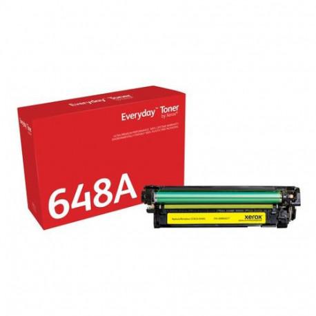 Everyday™ Yellow Toner by Xerox compatible with HP 648A (CE262A), Standard capacity