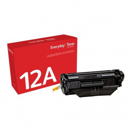 Everyday™ Black Toner by Xerox compatible with HP 12A (Q2612A), Standard capacity