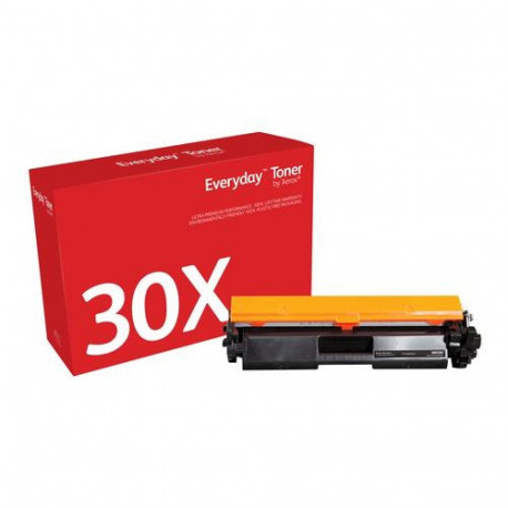 EverydayTM Black Toner by Xerox compatible with HP 30X (CF230X), High capacity