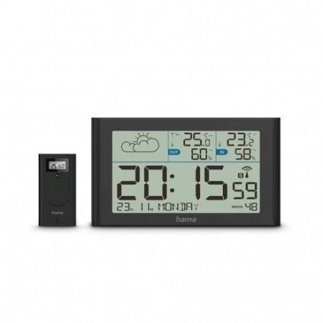 Hama 00222216 digital weather station Black Battery