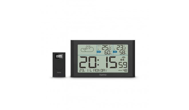 Hama 00222216 digital weather station Black Battery