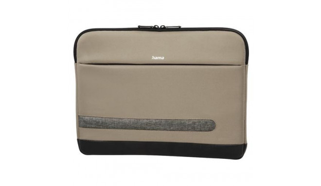 Hama Terra notebook case 39.6 cm (15.6&quot;) Sleeve case Beige
