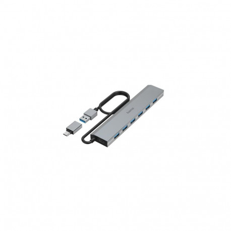 Hama 00200137 interface hub USB 3.2 Gen 1 (3.1 Gen 1) Type-A + Type-C 5000 Mbit/s Anthracite