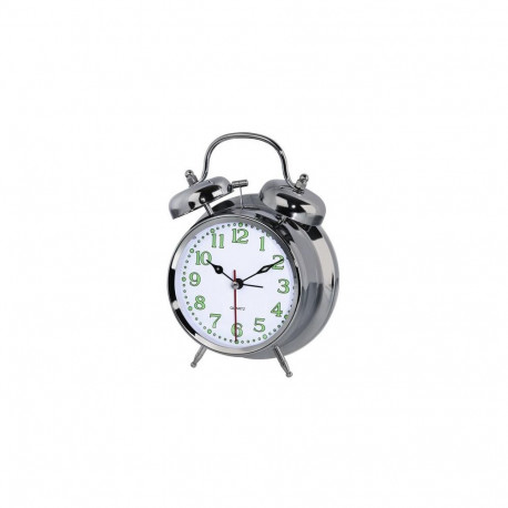 Hama Nostalgia Quartz alarm clock Silver