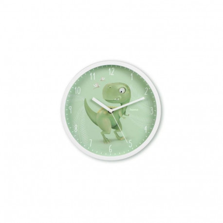 Hama Cebu Quartz clock Round Green, White