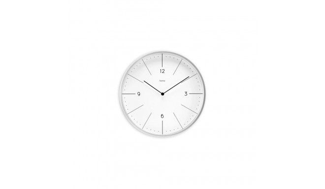 Hama Sardinia Quartz clock Circle Grey, White