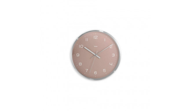 Hama Fiji Radio-controlled clock Circle Pink, Silver