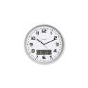 Hama 00185878 wall/table clock Analog clock Round Silver, White