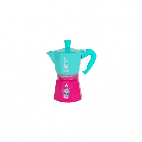 Bialetti 0005393 manual coffee maker Moka pot Green, Pink, White