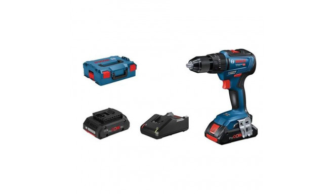 Bosch GSB 18V-55 PROFESSIONAL 1800 RPM Keyless 1.1 kg Black, Blue, Red