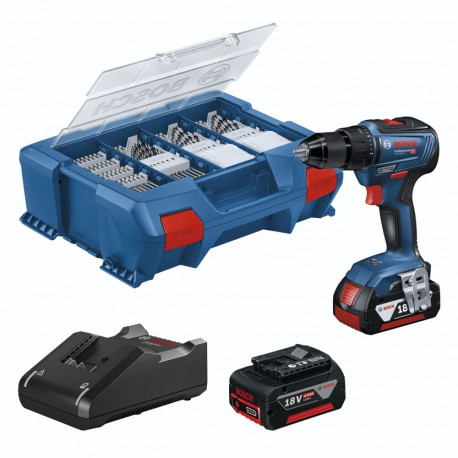 Bosch GSR 18V-55 1800 RPM Keyless 1 kg Multicolour