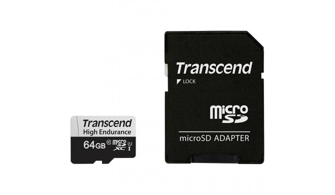 Transcend microSDXC 350V 64GB Class 10 UHS-I U1