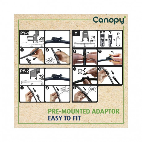 Valeo Canopy klaasipuhasti PY 500 583951