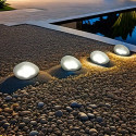 LED solar lamp in the shape of a stone 16 cm RC-K-1487