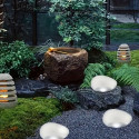 LED solar lamp in the shape of a stone 16 cm RC-K-1487
