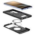 SPIGEN case SLIM ARMOR MAG compatible with MagSafe for SAMSUNG S25 Ultra black