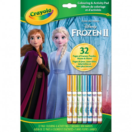 CRAYOLA Frozen 2 coloring and activity book