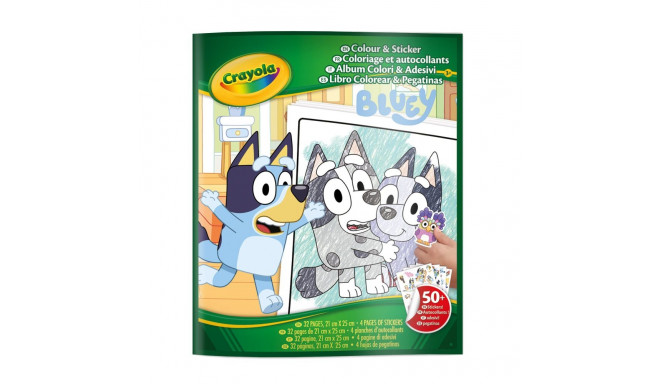 CRAYOLA BLUEY Color & Sticker Activity Set