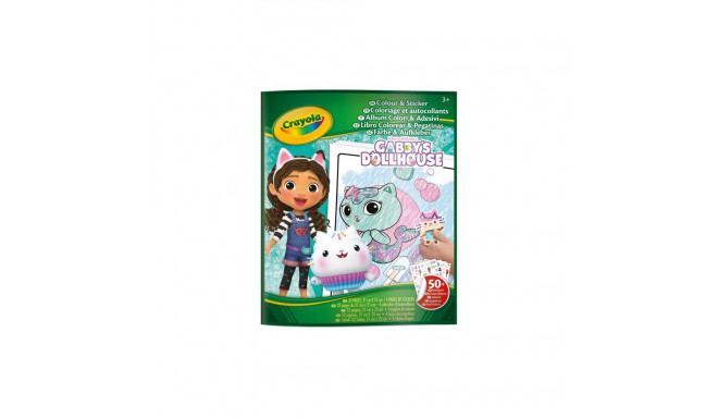 CRAYOLA GABBY´S DOLLHOUSE Color & Sticker Activity Set