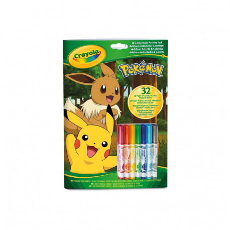 CRAYOLA POKEMON Värvimis- ja tegevusraamat