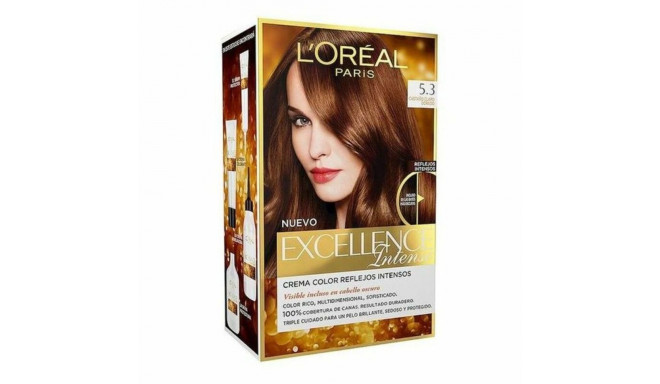 Püsivärv Excellence Intense L'Oreal Make Up Excellence Hele kuldne pruun (1 Ühikut)