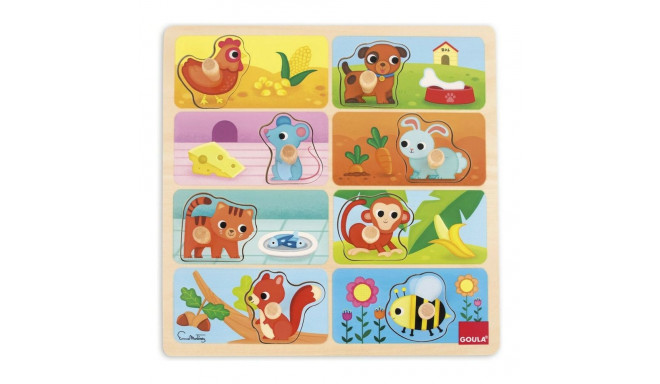 Child's Wooden Puzzle Goula My Favourite Food Wood