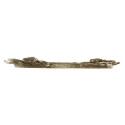 Paplāte DKD Home Decor spogulis Bronza Sveķi Putni (45 x 27 x 3,7 cm)
