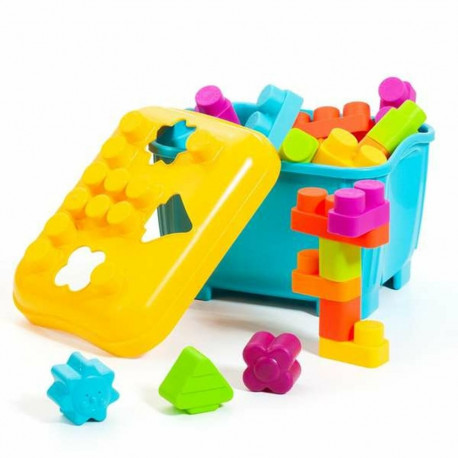 Konstruktsioon komplekt Moltó Blocks & Puzzles 15 Tükid, osad