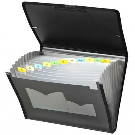 Organiser Folder Carchivo Dune Black Sheet 24,5 x 33,5 x 4 cm