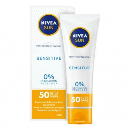 Päivituskreem näole Sensitive Nivea (50 ml) (Unisex) (50 ml)