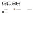 Eyeshadow Forever Gosh Copenhagen (1,5 g) (1,5 g) - 10-twisted brown 1,5 gr