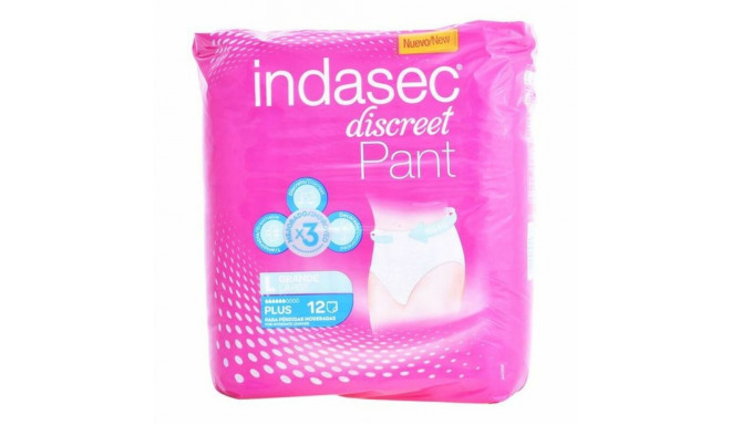 Uriinipidamatuse mähkmed Pant Plus Talla Grande Indasec 3821862 (12 uds)