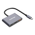 CANYON hub DS-4 3in1 USB-C Grey