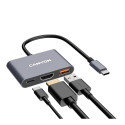 CANYON hub DS-4 3in1 USB-C Grey